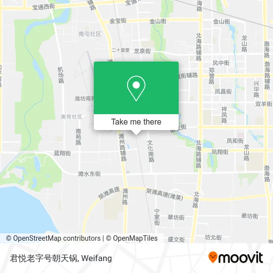 君悦老字号朝天锅 map