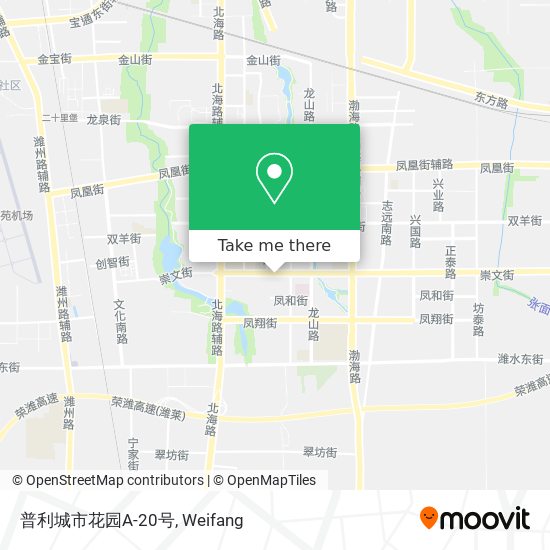 普利城市花园A-20号 map