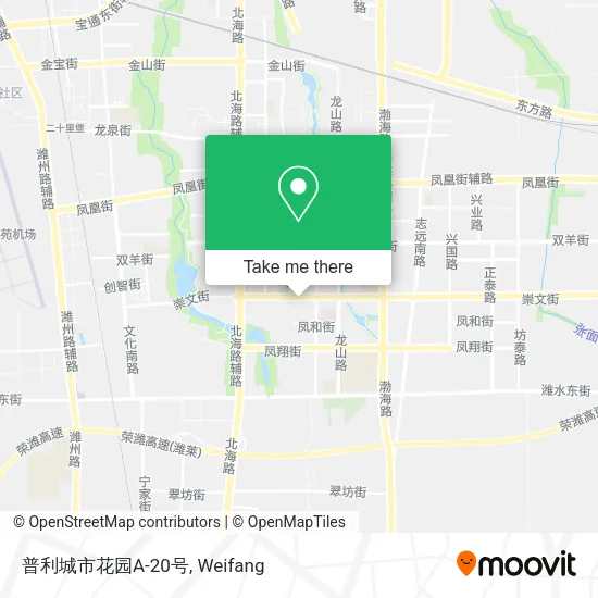 普利城市花园A-20号 map