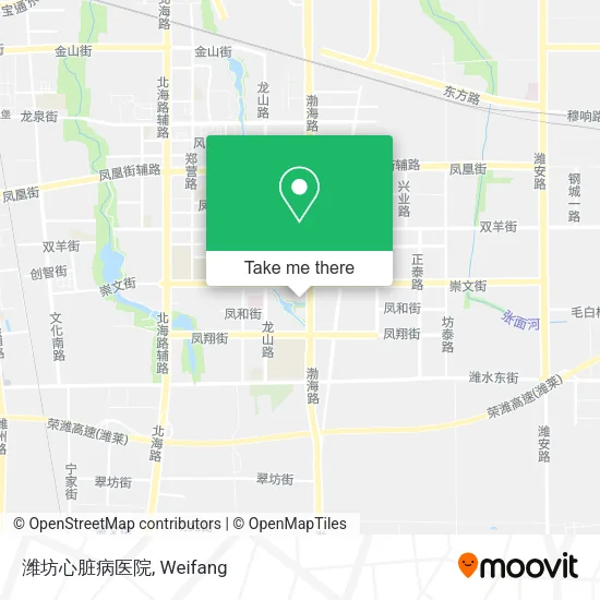 潍坊心脏病医院 map
