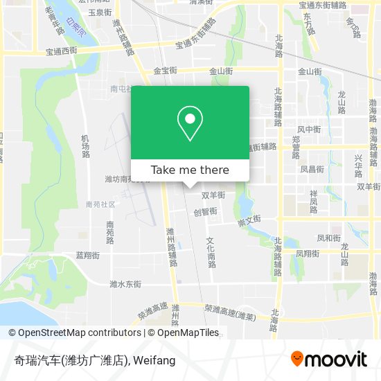 奇瑞汽车(潍坊广潍店) map