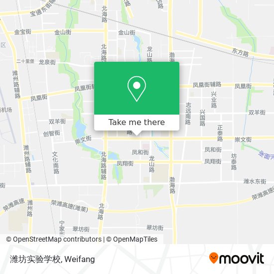 潍坊实验学校 map