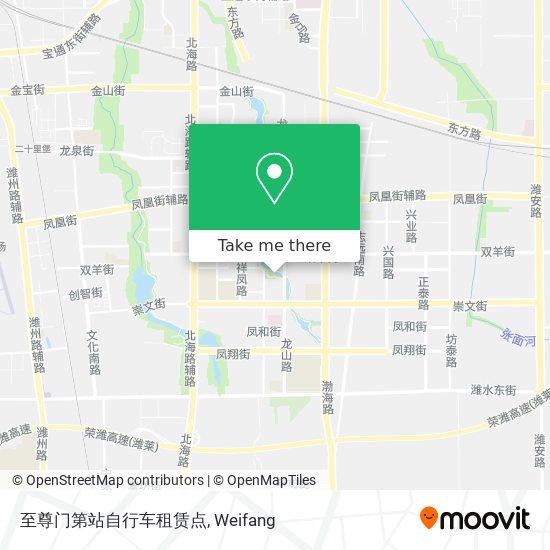 至尊门第站自行车租赁点 map