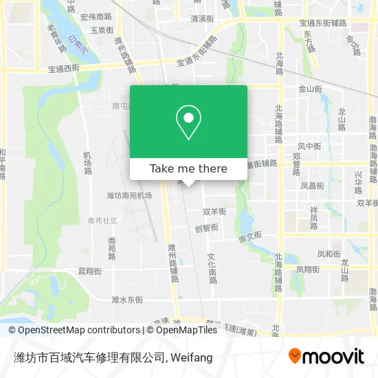 潍坊市百域汽车修理有限公司 map