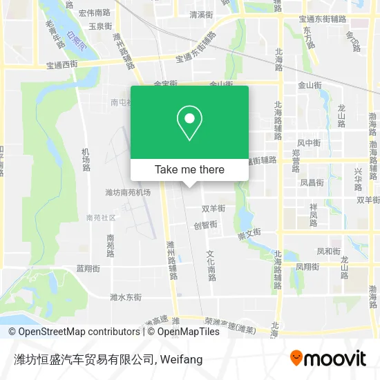 潍坊恒盛汽车贸易有限公司 map