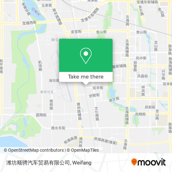 潍坊顺骋汽车贸易有限公司 map