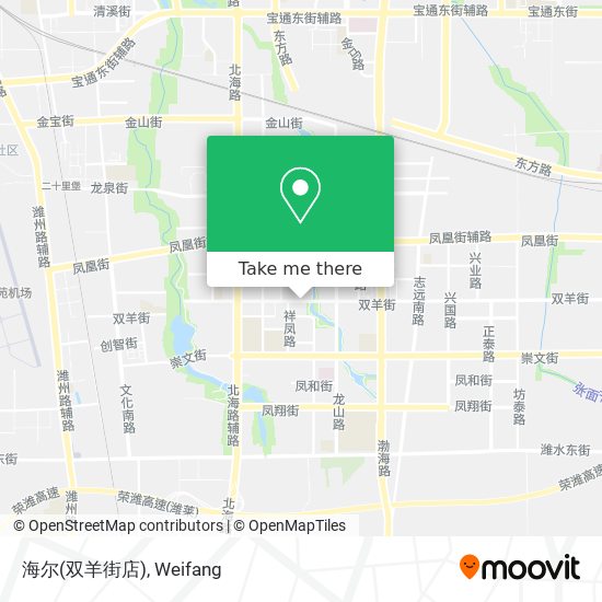 海尔(双羊街店) map