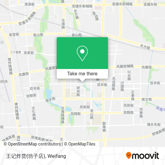 王记炸货(坊子店) map
