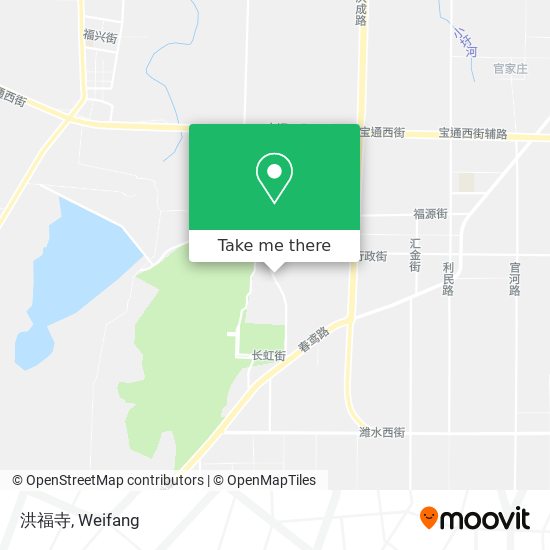 洪福寺 map