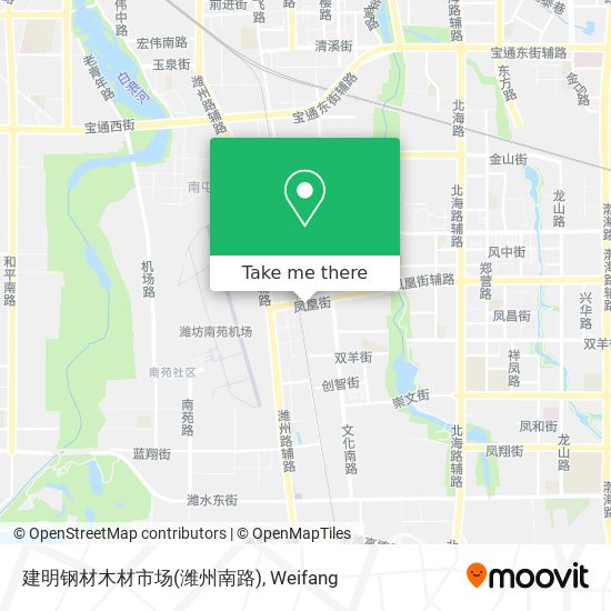 建明钢材木材市场(潍州南路) map