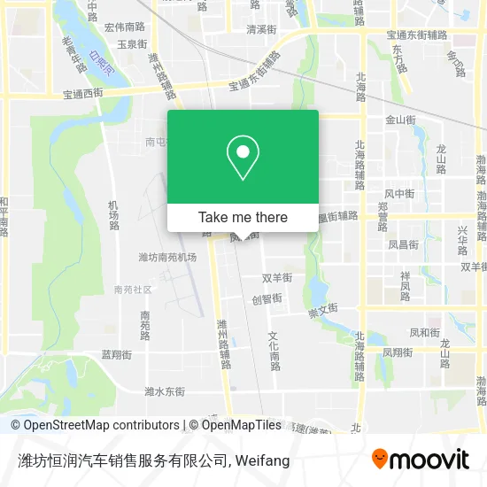 潍坊恒润汽车销售服务有限公司 map