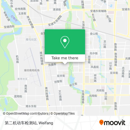 第二机动车检测站 map