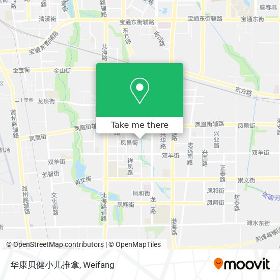 华康贝健小儿推拿 map