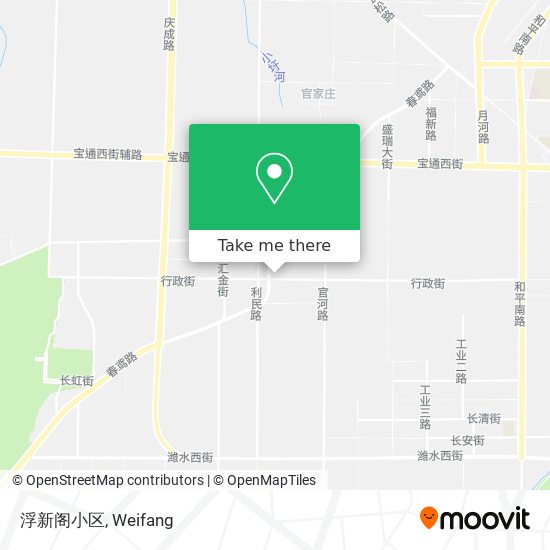 浮新阁小区 map