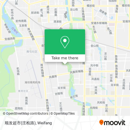 顺发超市(庄检路) map