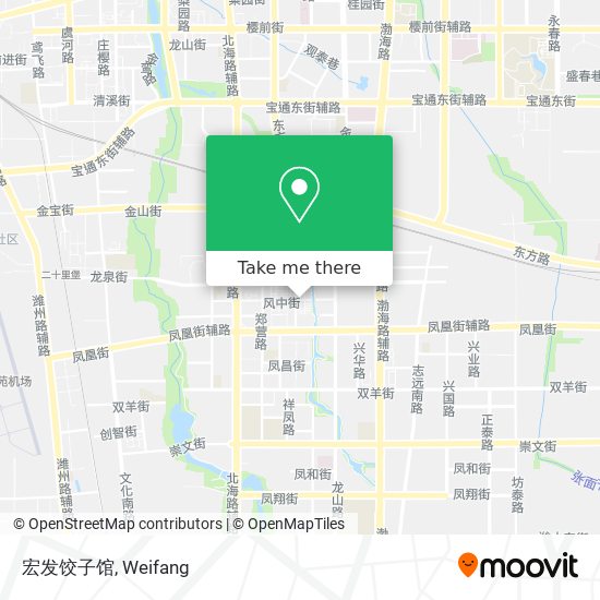 宏发饺子馆 map