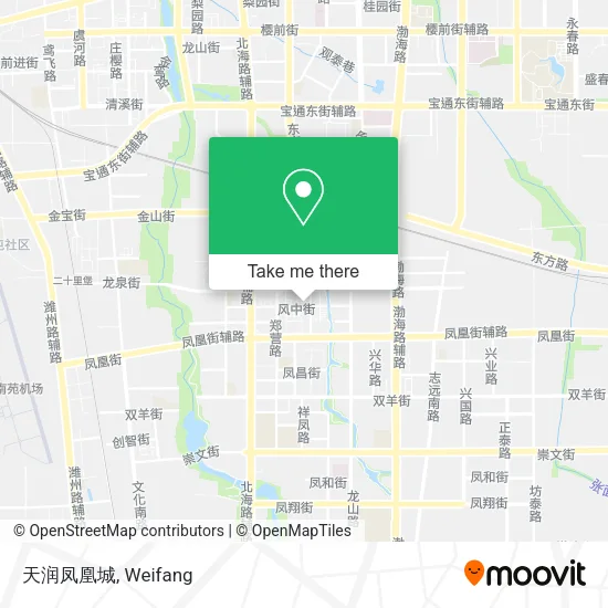 天润凤凰城 map