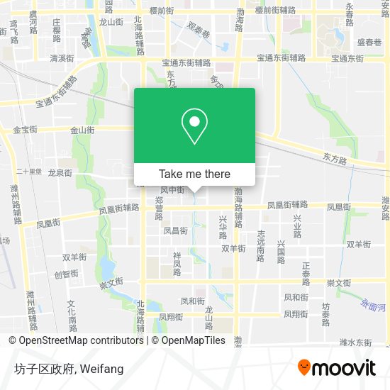 坊子区政府 map