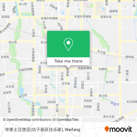 华莱士汉堡店(坊子新区佳乐家) map