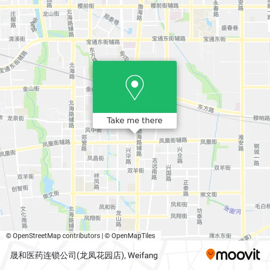 晟和医药连锁公司(龙凤花园店) map