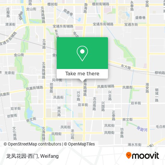 龙凤花园-西门 map