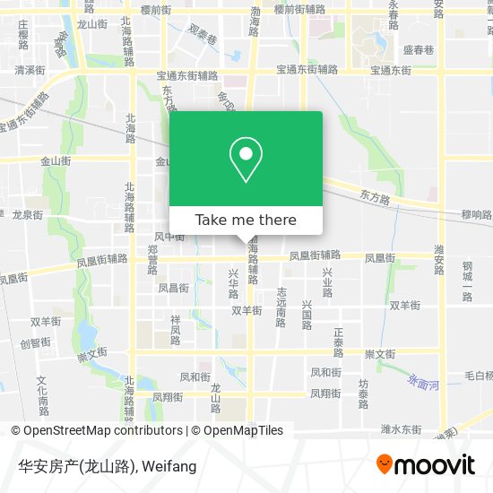 华安房产(龙山路) map