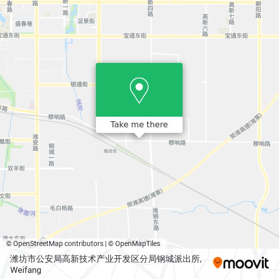 潍坊市公安局高新技术产业开发区分局钢城派出所 map