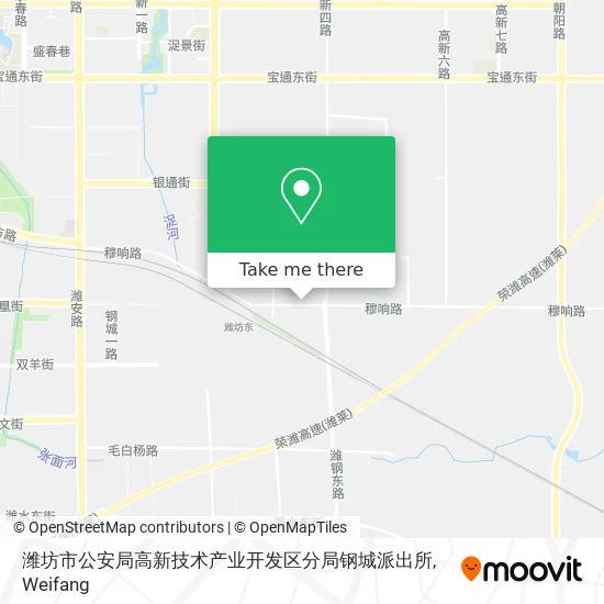 潍坊市公安局高新技术产业开发区分局钢城派出所 map