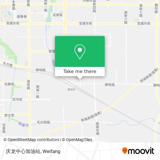 庆龙中心加油站 map