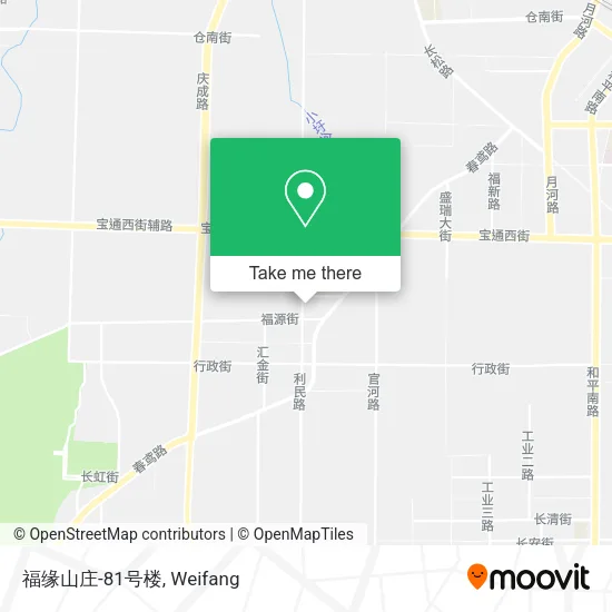 福缘山庄-81号楼 map