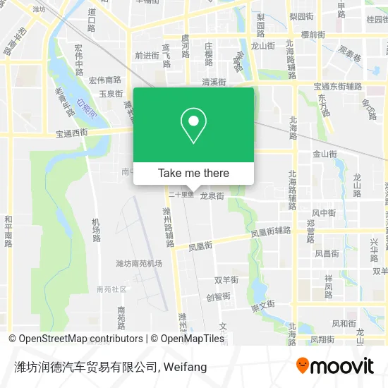 潍坊润德汽车贸易有限公司 map