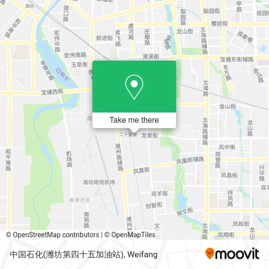中国石化(潍坊第四十五加油站) map