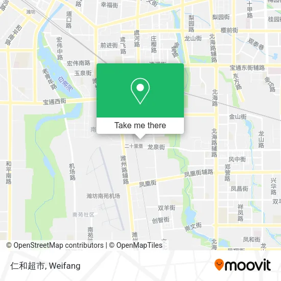 仁和超市 map