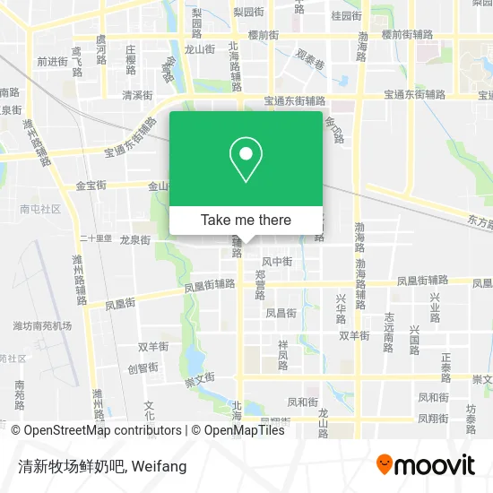 清新牧场鲜奶吧 map