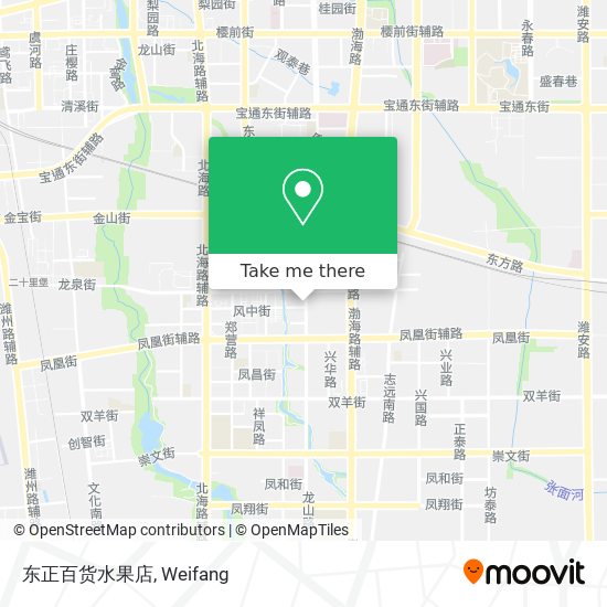东正百货水果店 map