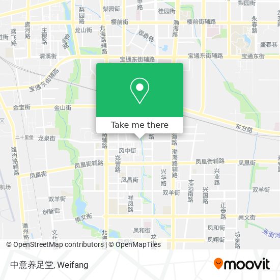中意养足堂 map