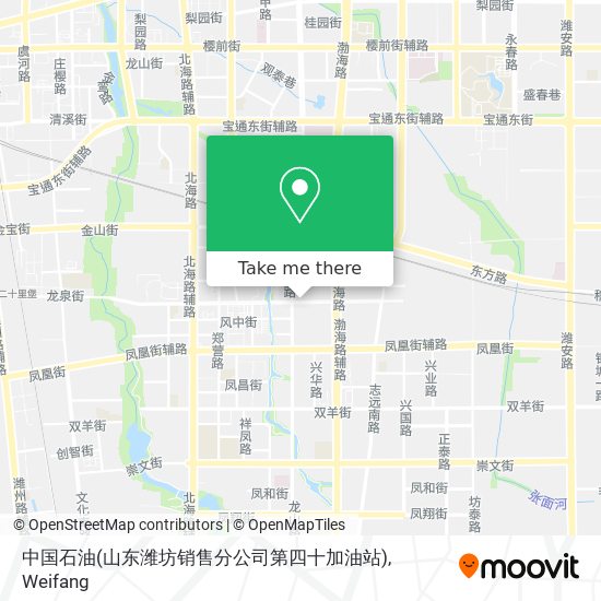 中国石油(山东潍坊销售分公司第四十加油站) map