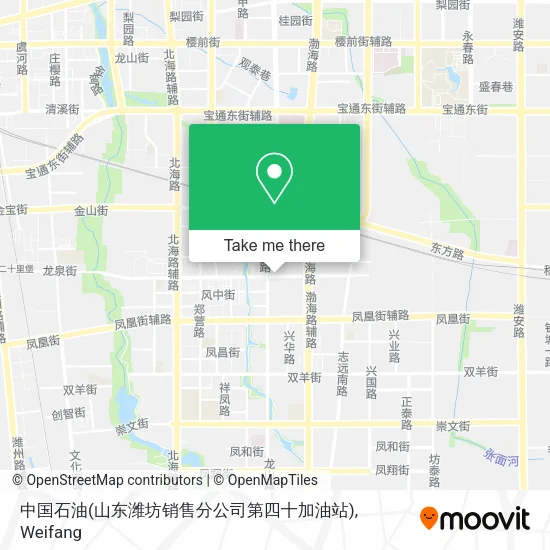中国石油(山东潍坊销售分公司第四十加油站) map