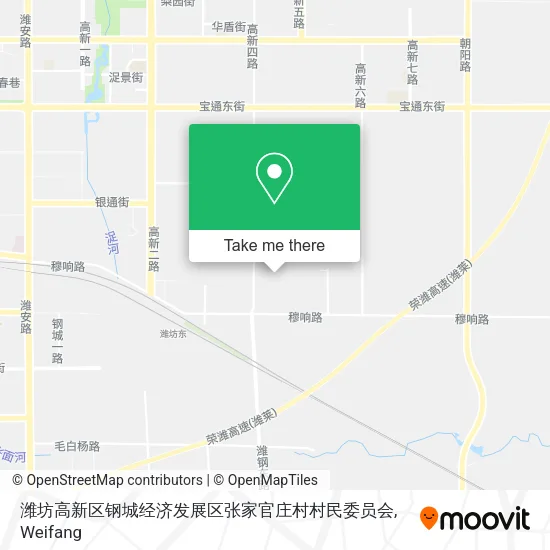 潍坊高新区钢城经济发展区张家官庄村村民委员会 map