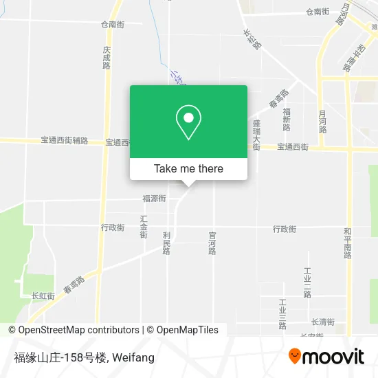 福缘山庄-158号楼 map