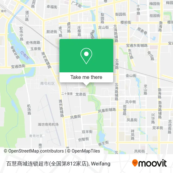 百慧商城连锁超市(全国第812家店) map