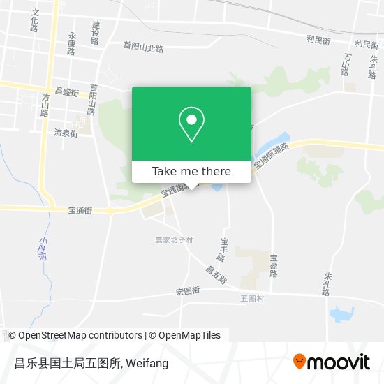 昌乐县国土局五图所 map