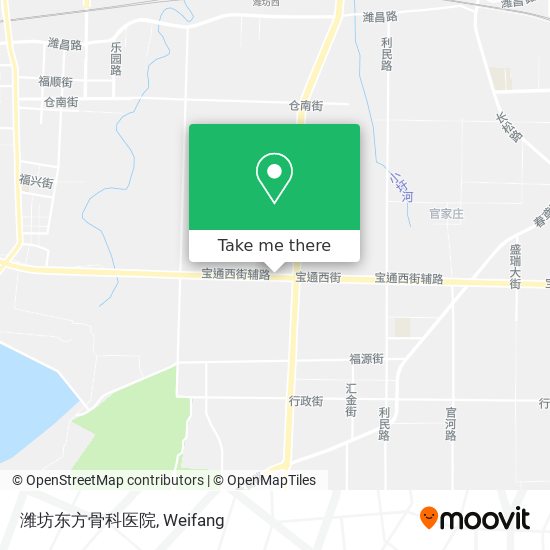 潍坊东方骨科医院 map