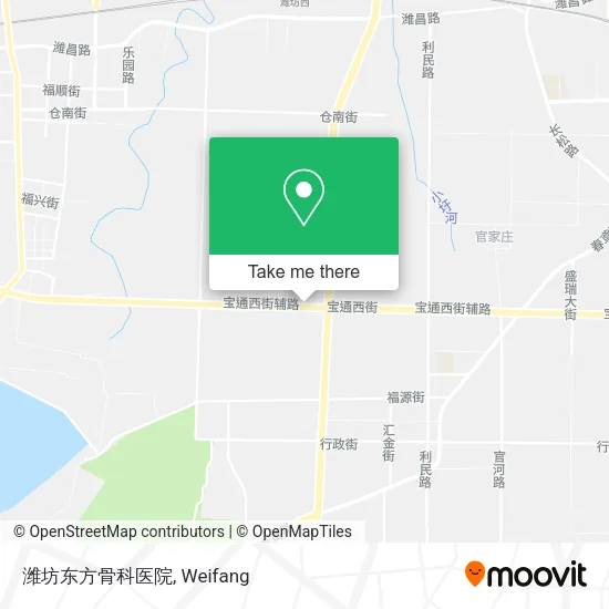 潍坊东方骨科医院 map