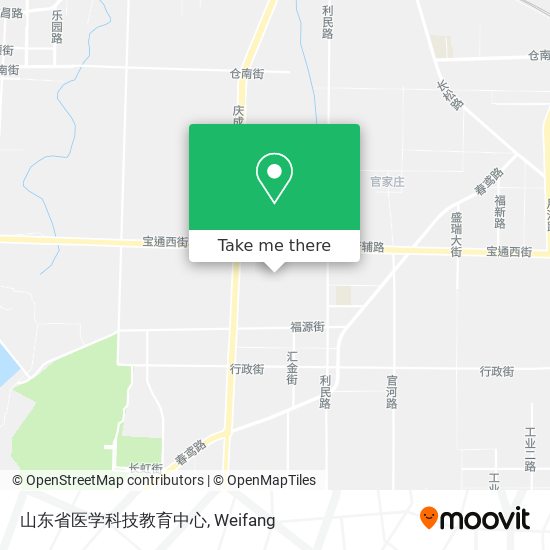 山东省医学科技教育中心 map