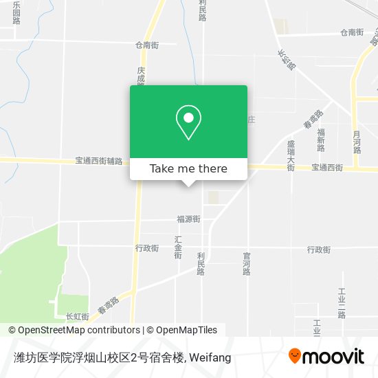 潍坊医学院浮烟山校区2号宿舍楼 map