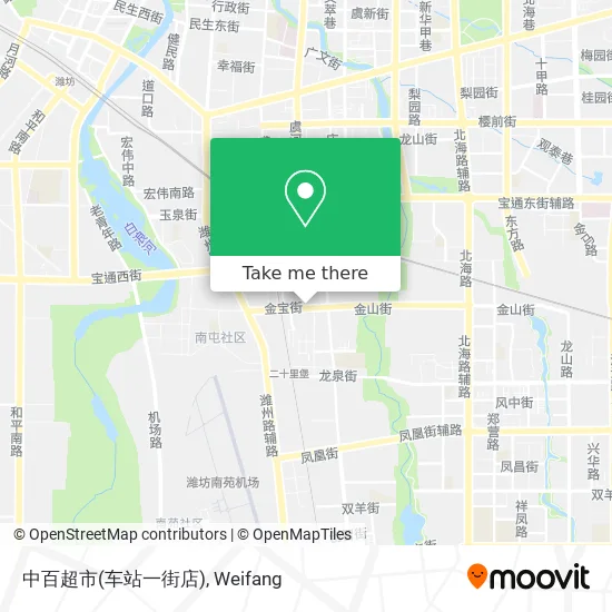 中百超市(车站一街店) map