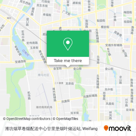 潍坊烟草卷烟配送中心廿里堡烟叶储运站 map