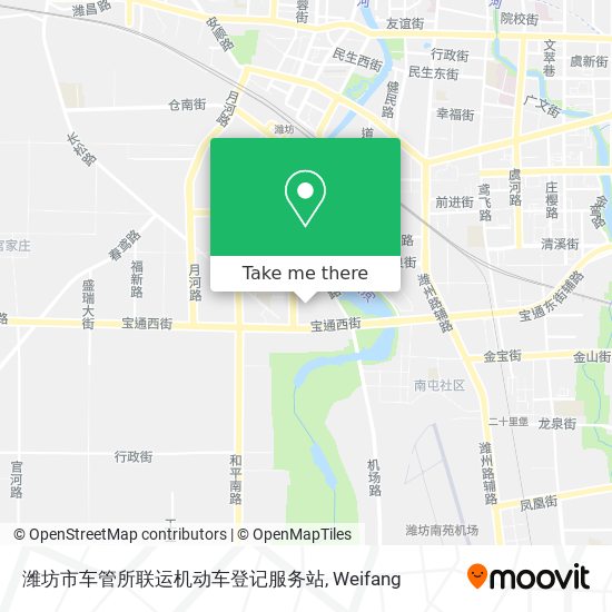 潍坊市车管所联运机动车登记服务站 map