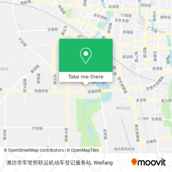 潍坊市车管所联运机动车登记服务站 map